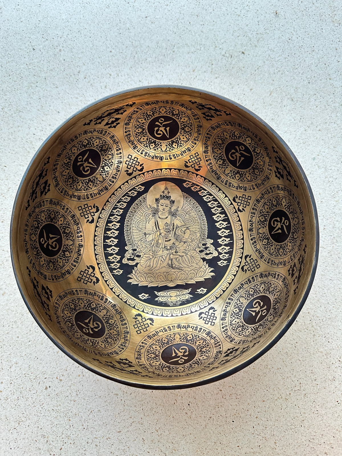 YR Singing Bowl Lakshmi Goddess Tibetan meditation bowl at Yoga Republik Bali