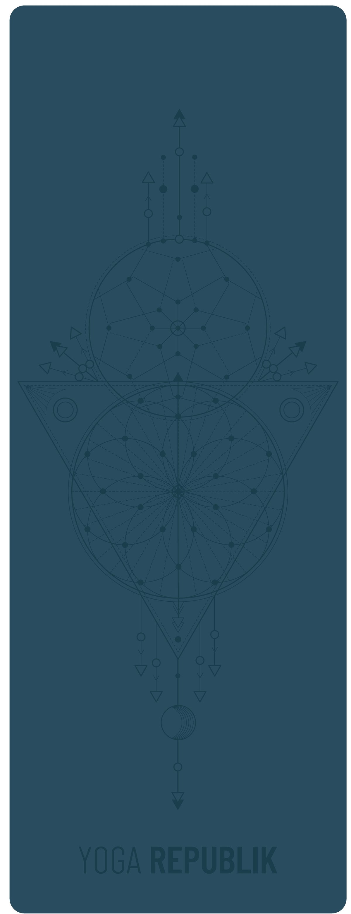 YR Travel Mat 1.5mm PU Rubber - Dreamcatcher