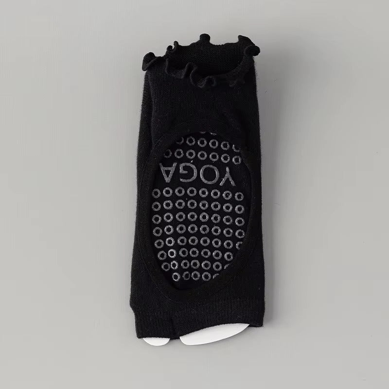 Alo Yoga Kaus Kaki Kemunduran Setengah Kru Uniseks Kecil - Merah Musim Panas/Putih