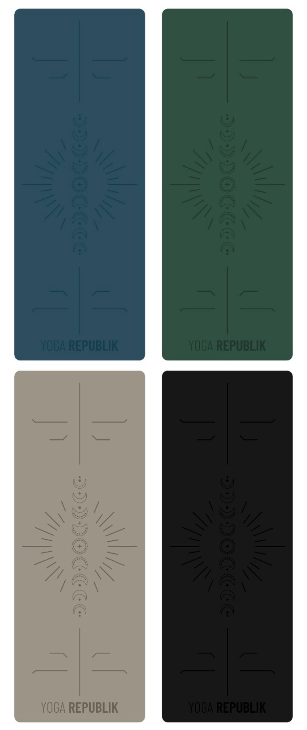 YR Mat 5mm PU Rubber - Moon Cycle