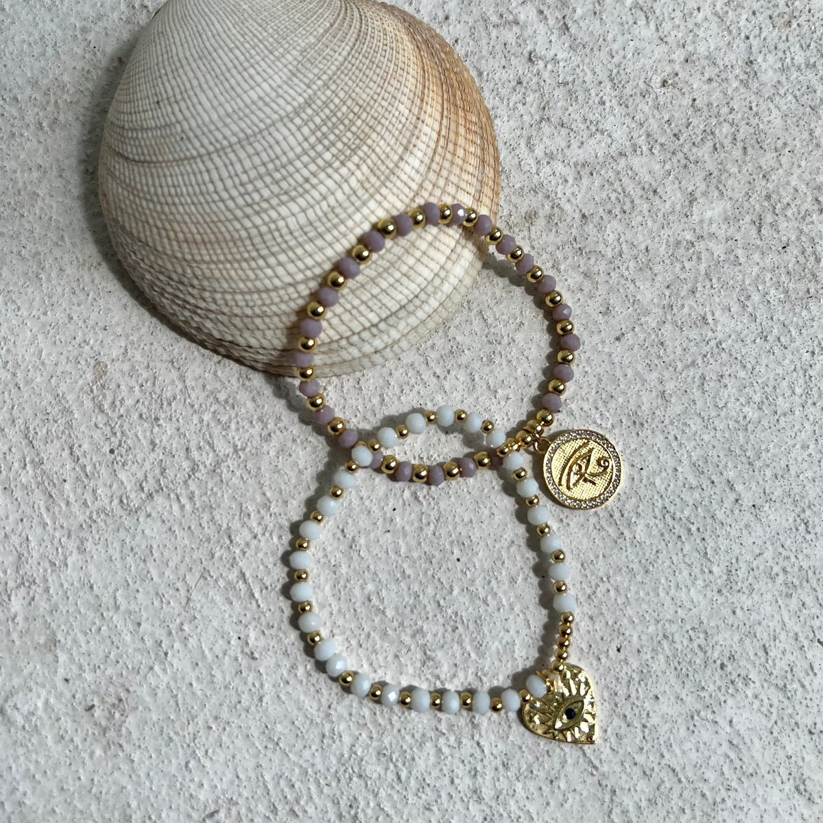 See No Evil Beaded Bracelets with Charm
