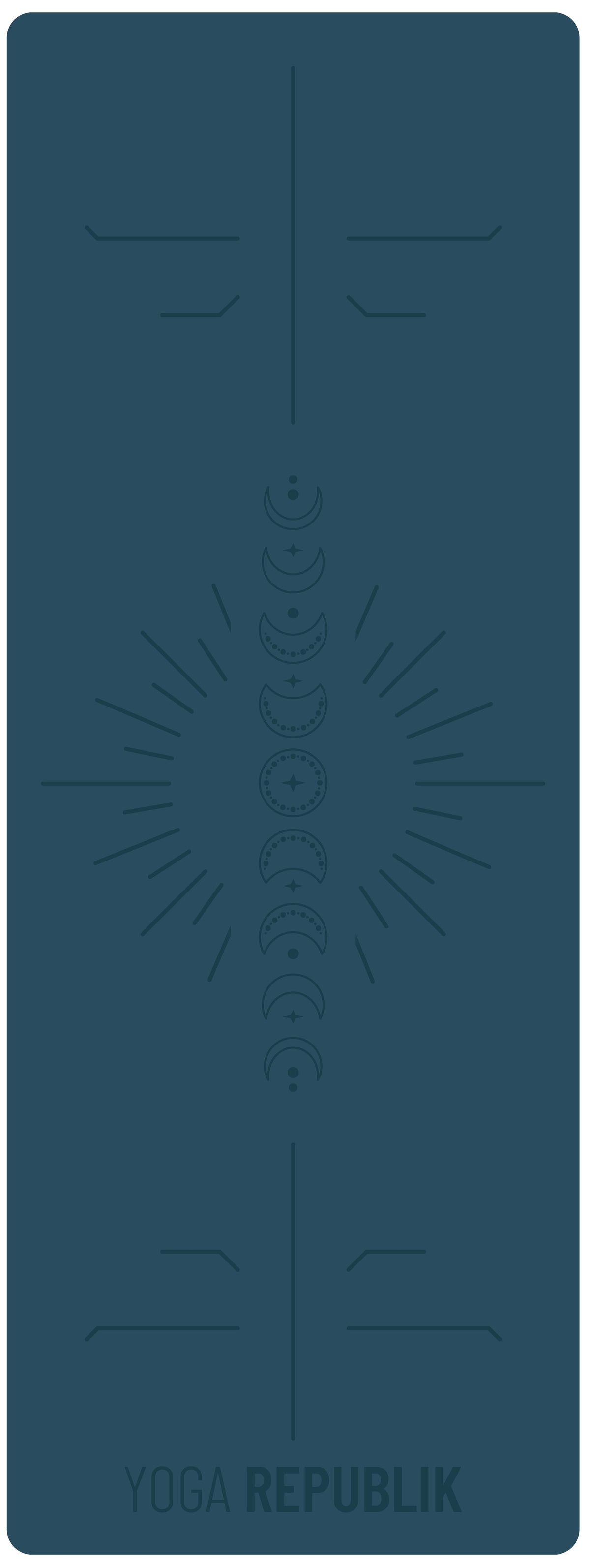 YR Mat 5mm PU Rubber - Moon Cycle