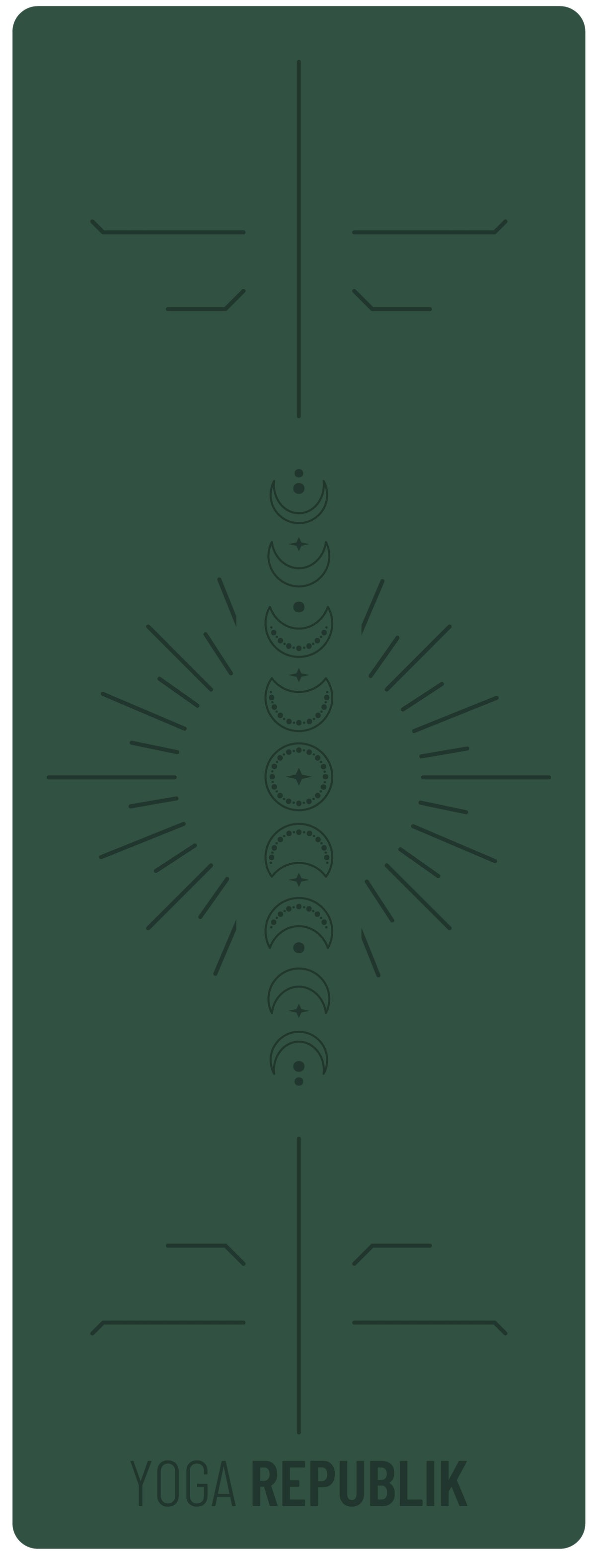 YR Mat 5mm PU Rubber - Moon Cycle