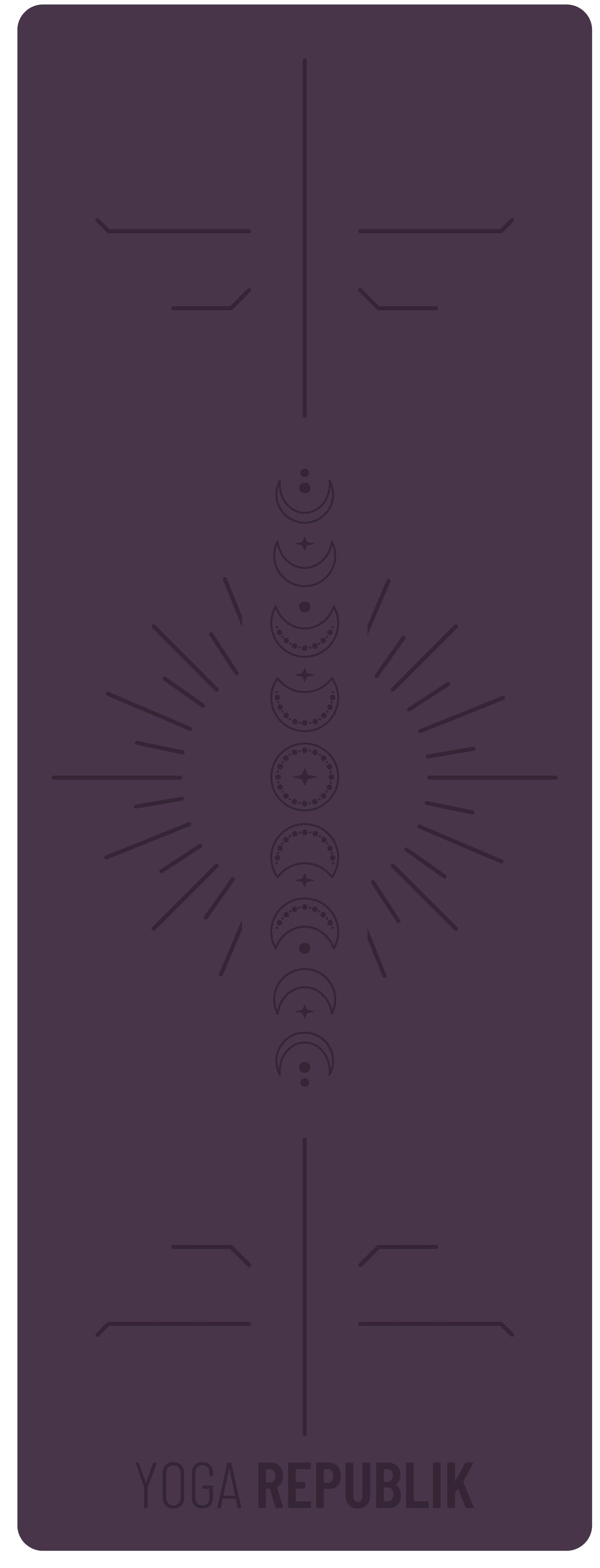 YR Mat 5mm PU Rubber - Moon Cycle