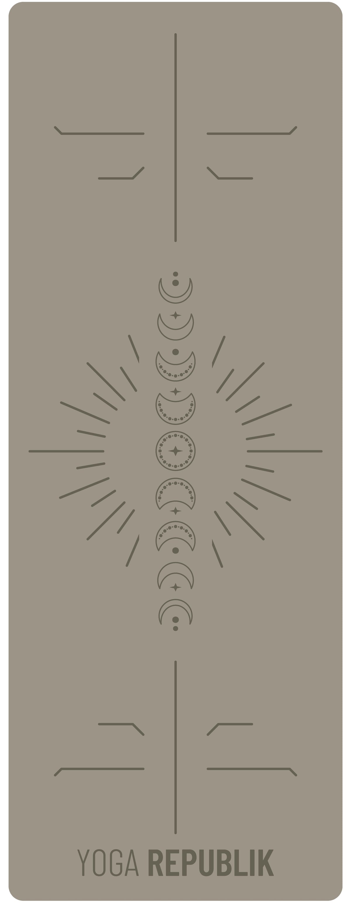 YR Mat 5mm PU Rubber - Moon Cycle