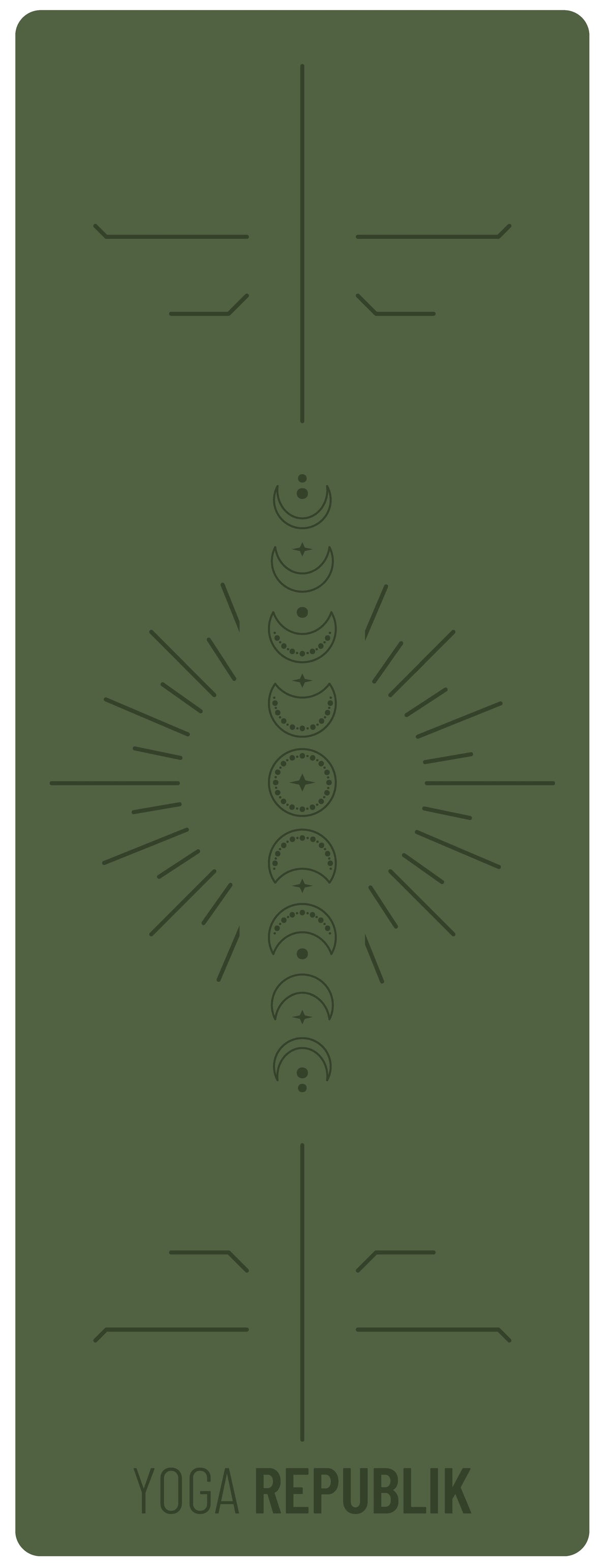 YR Mat 5mm PU Rubber - Moon Cycle