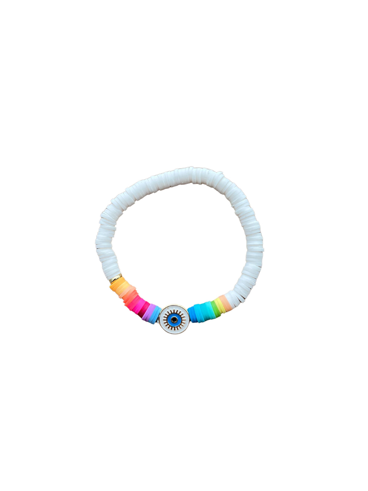See No Evil Heishi Beads Stackable Boho Bracelets by Yoga Republik