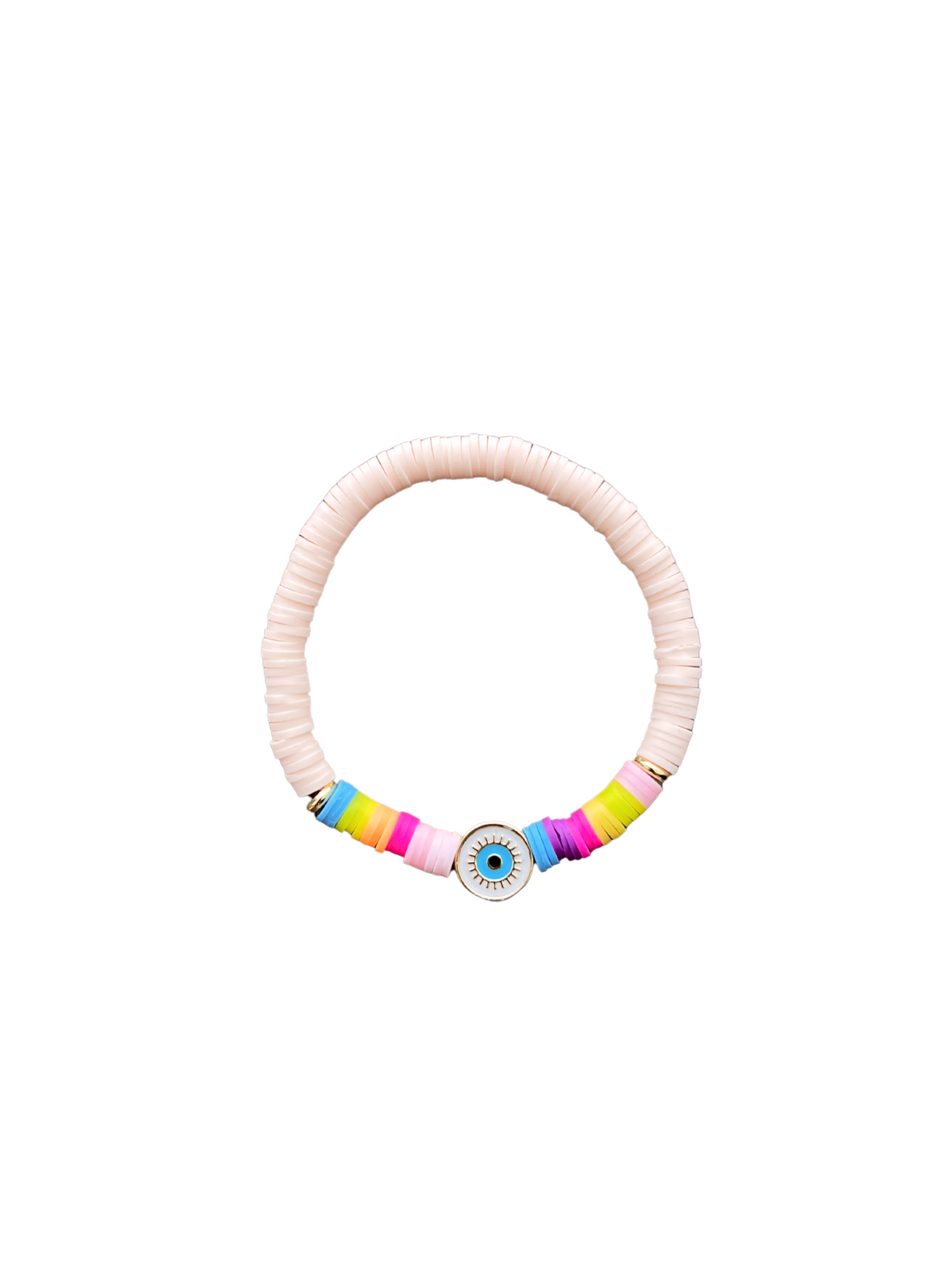 See No Evil Heishi Beads Stackable Boho Bracelets by Yoga Republik