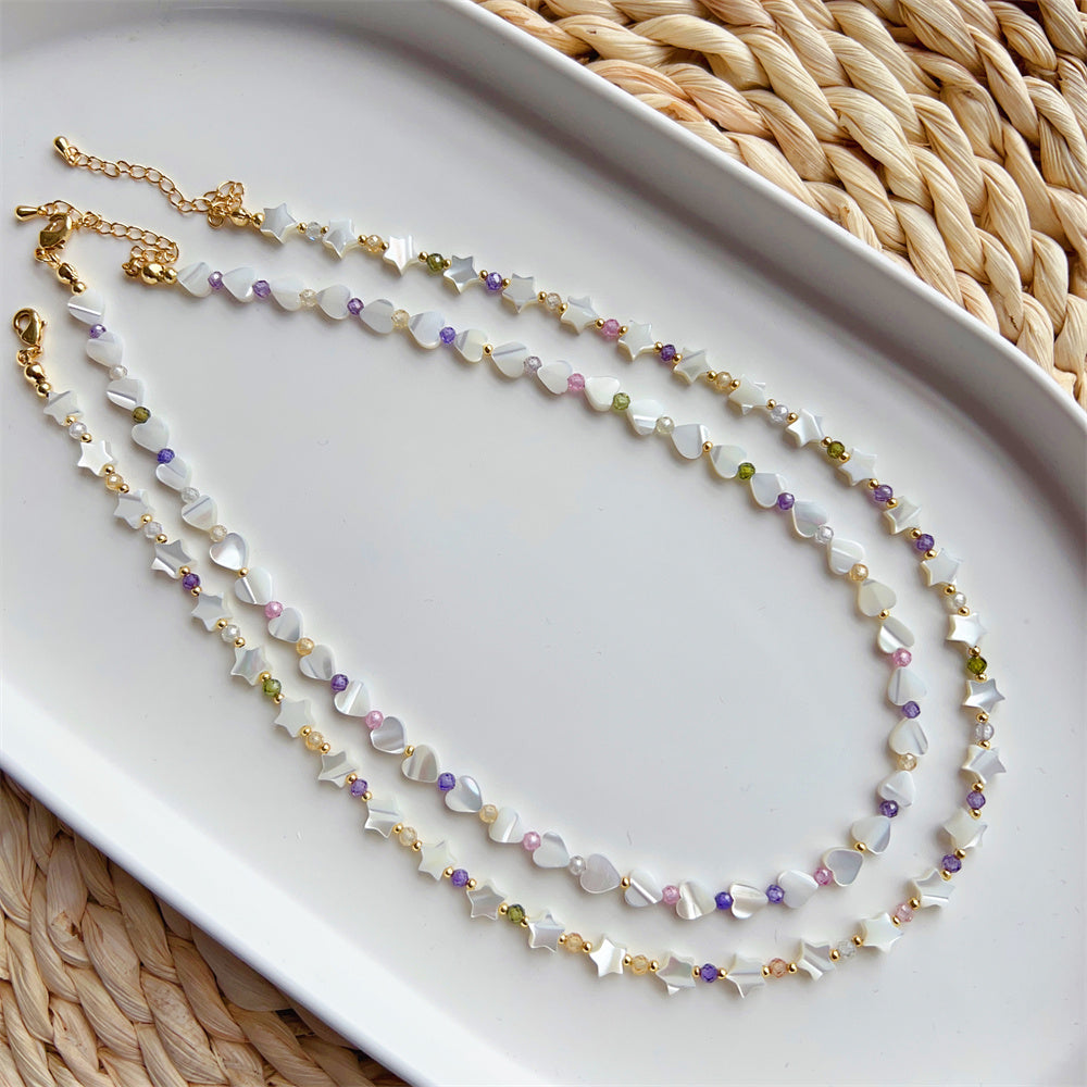 See No Evil heart natural sea shell choker at Yoga Republik Canggu Bali