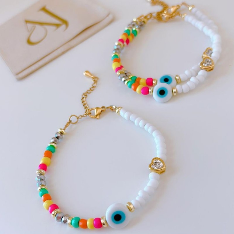 See No Evil star charm bohemian style bracelets at Yoga Republik Canggu Bali