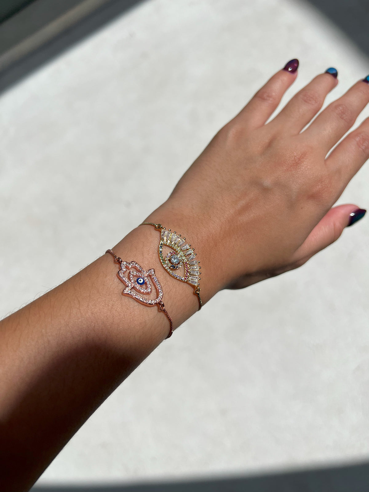 See No Evil Turkish evil eye charm bracelets spiritual jewelry at Yoga Republik Bali