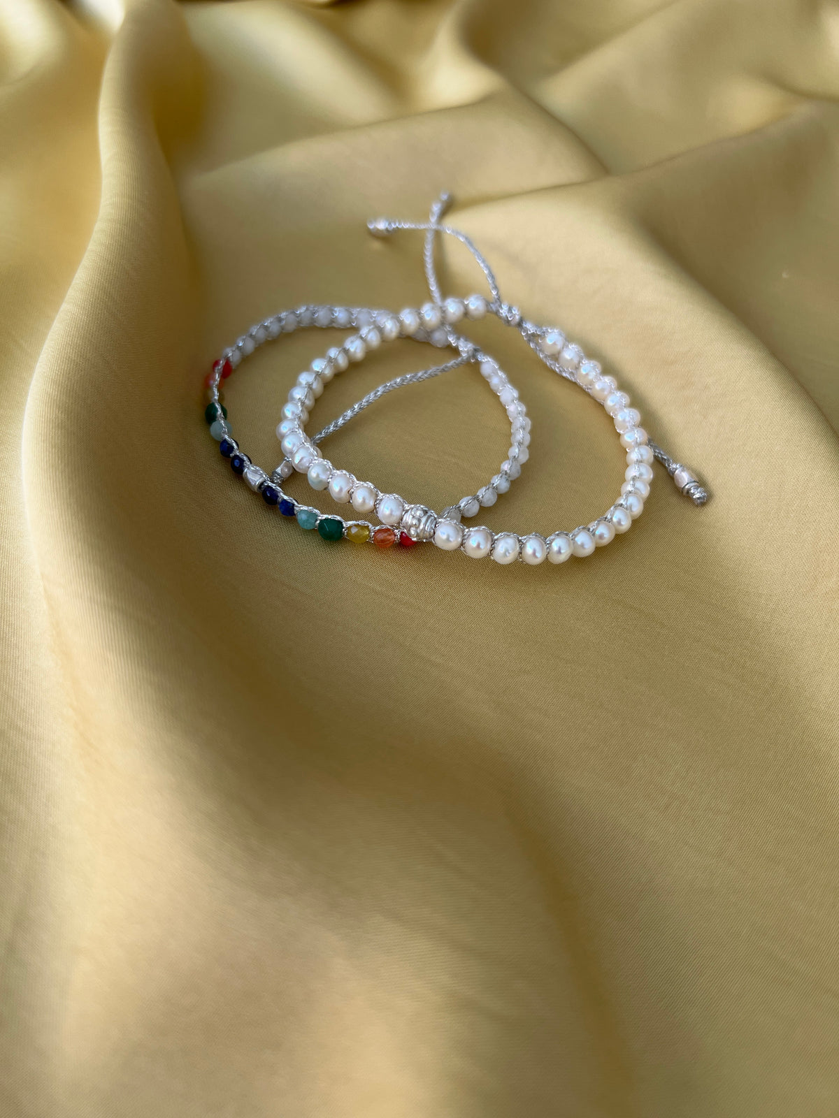 See No Evil Ida bracelets with silver threads at Yoga Republik Canggu Bali