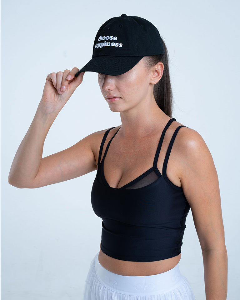 Spiritual Gangster Happiness Dad Hat vintage black at Yoga Republik authorized reseller Canggu Bali