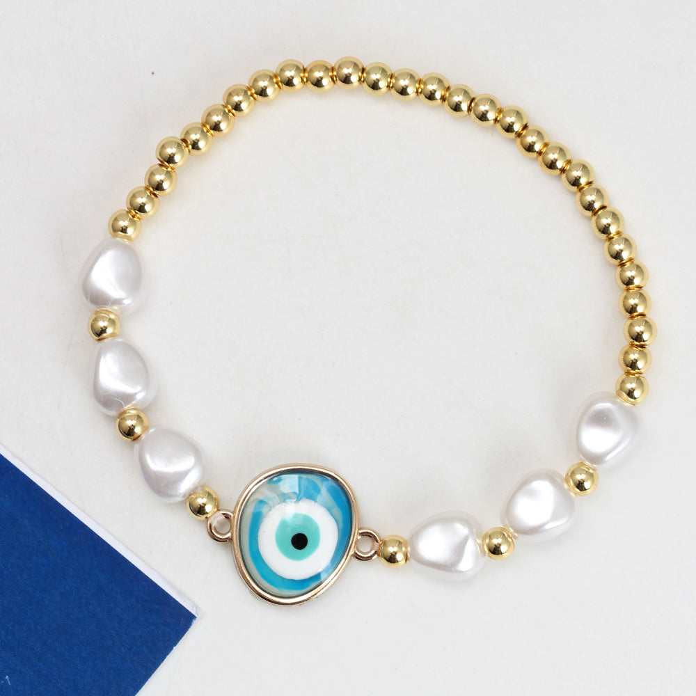 See No Evil Turkish evil eye charm bracelet almost perfect at Yoga Republik Bali
