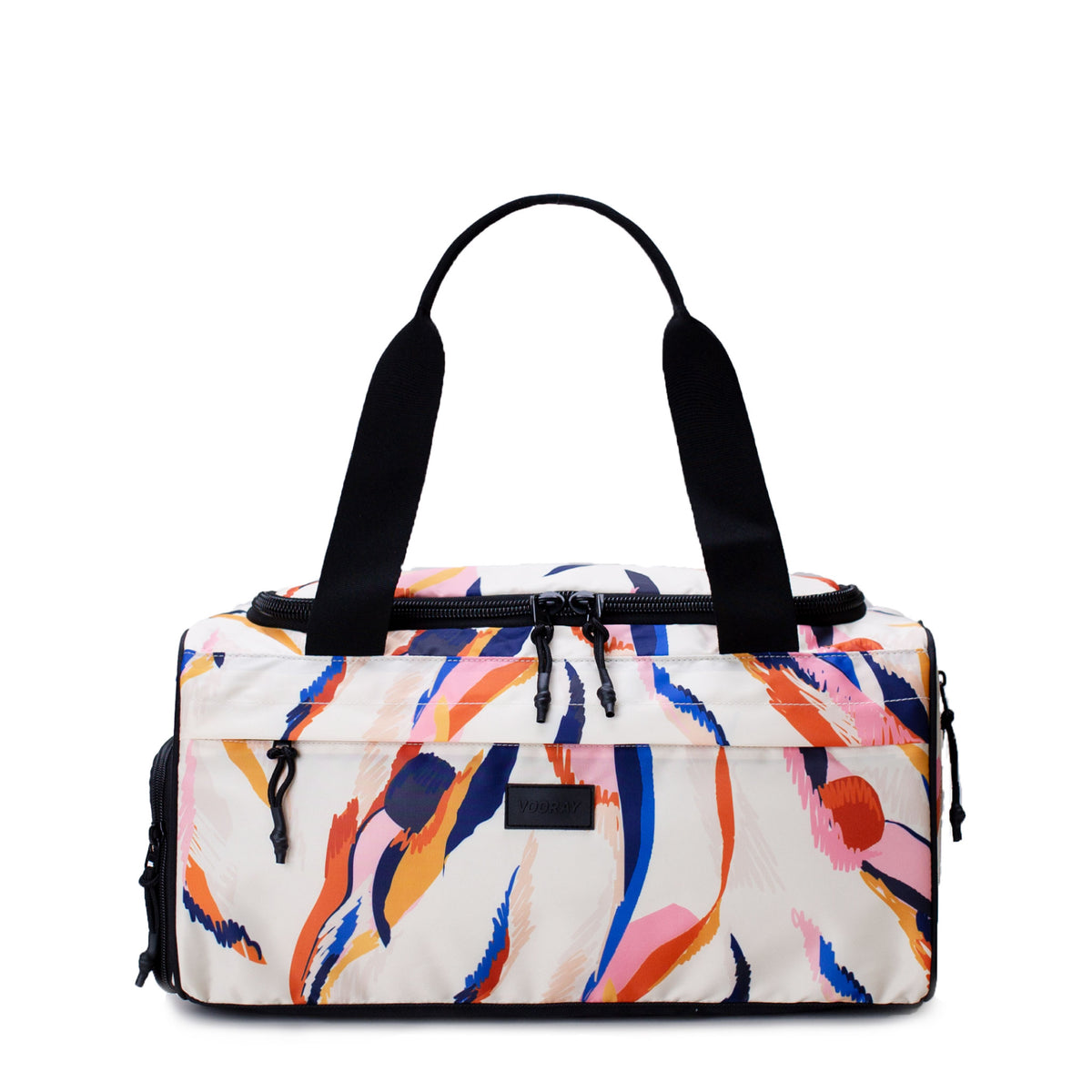 Vooray Boost Duffel - Cream/Watercolor/Birds