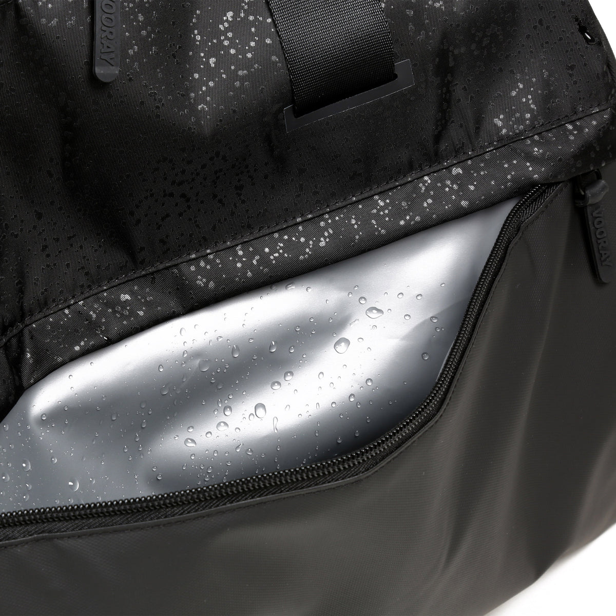 Vooray Trainer Duffel black foil at Yoga Republik authorized reseller Canggu Bali