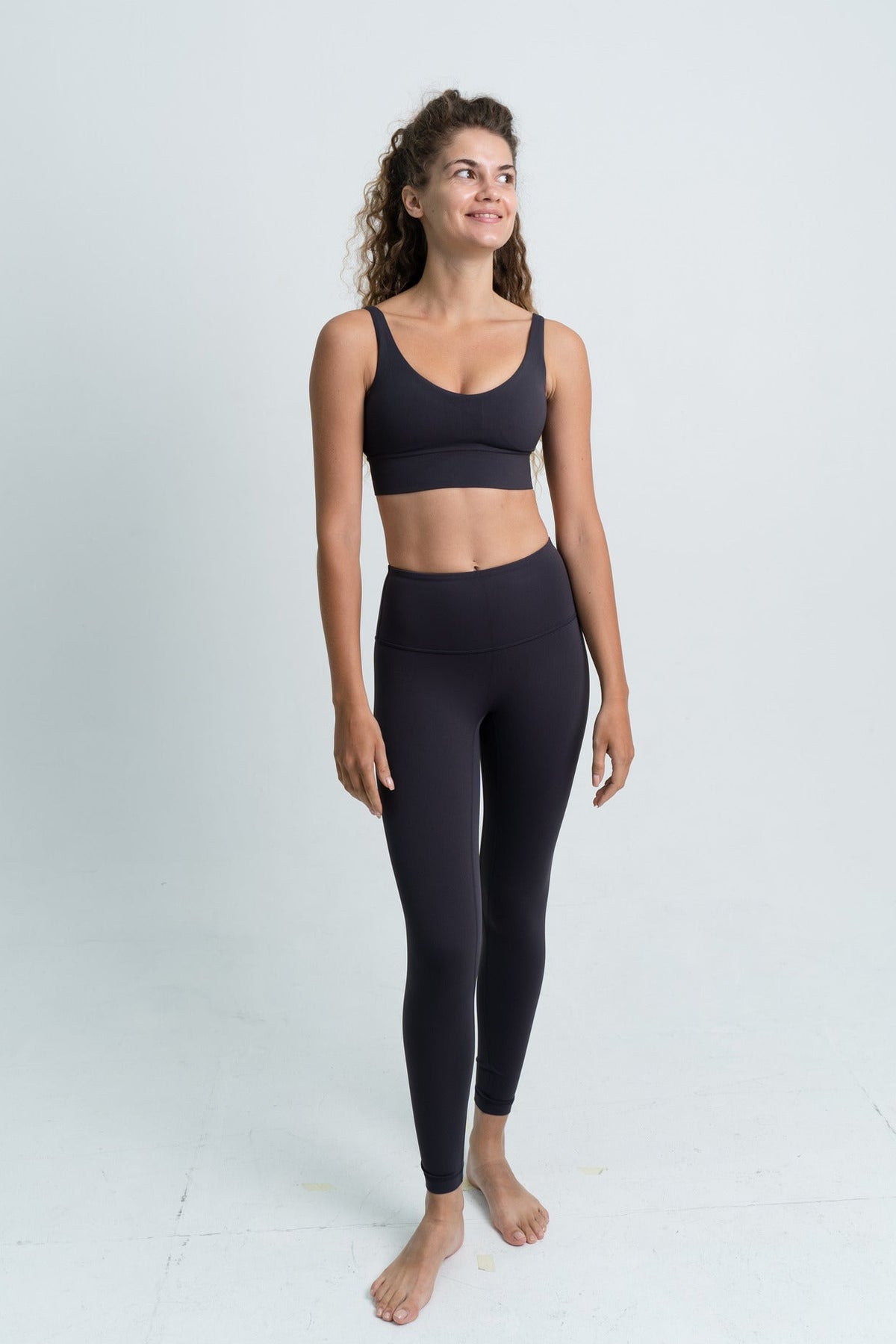 YR Aurora Bra Legging Set grey matching yoga set at Yoga Republik Bali