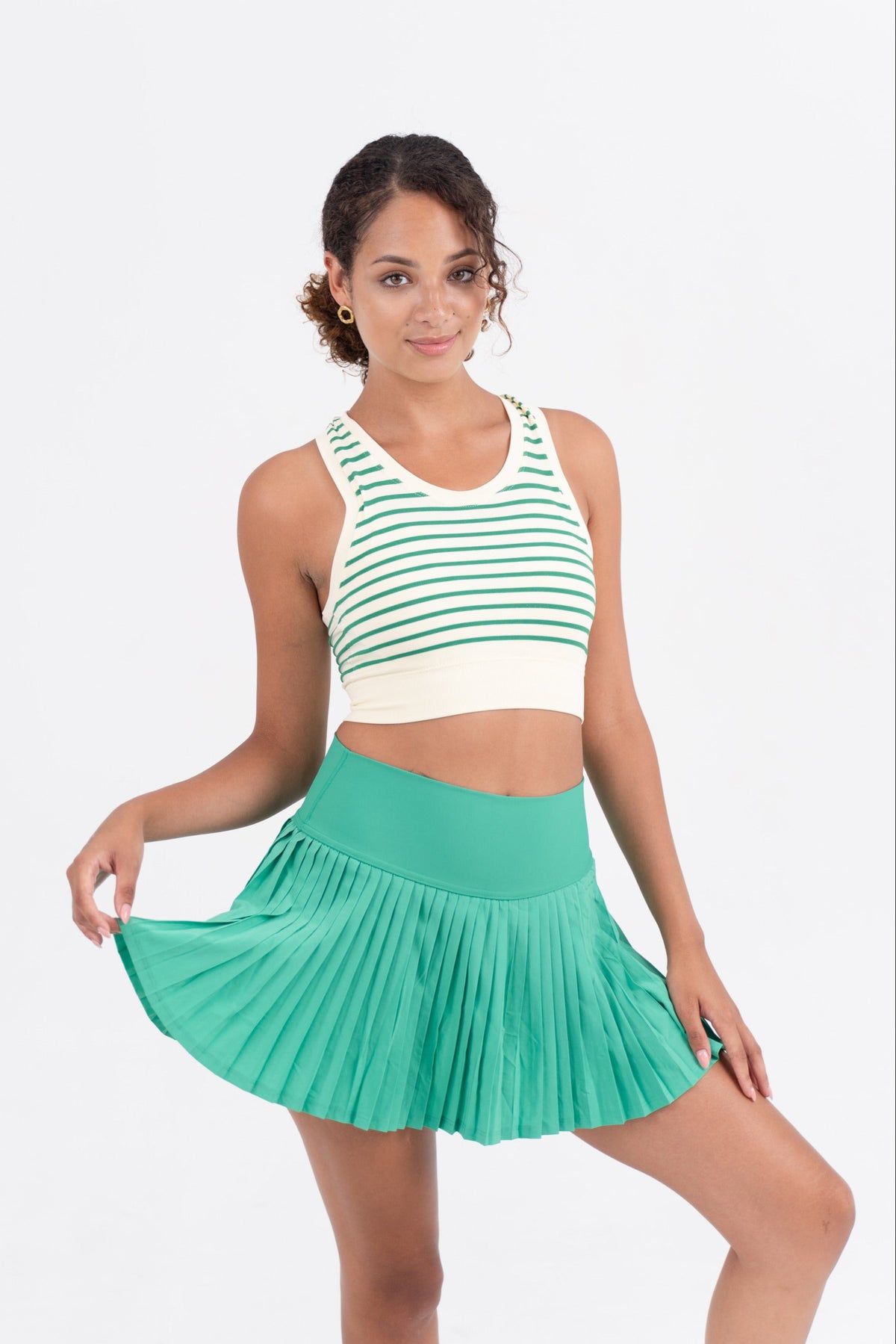 YR Louise Padel Skirt green at Yoga Republik Canggu Bali