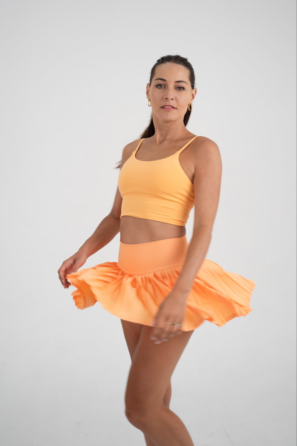 YR Louise Padel Skirt Orange at Yoga Republik Canggu Bali