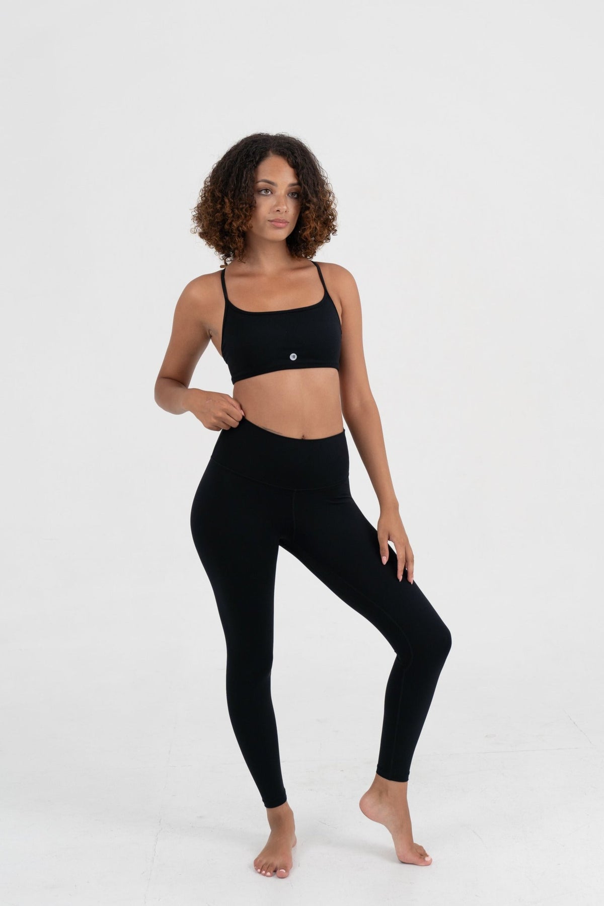 YR Lulu Legging Black high-waist yoga legging at Yoga Republik Bali