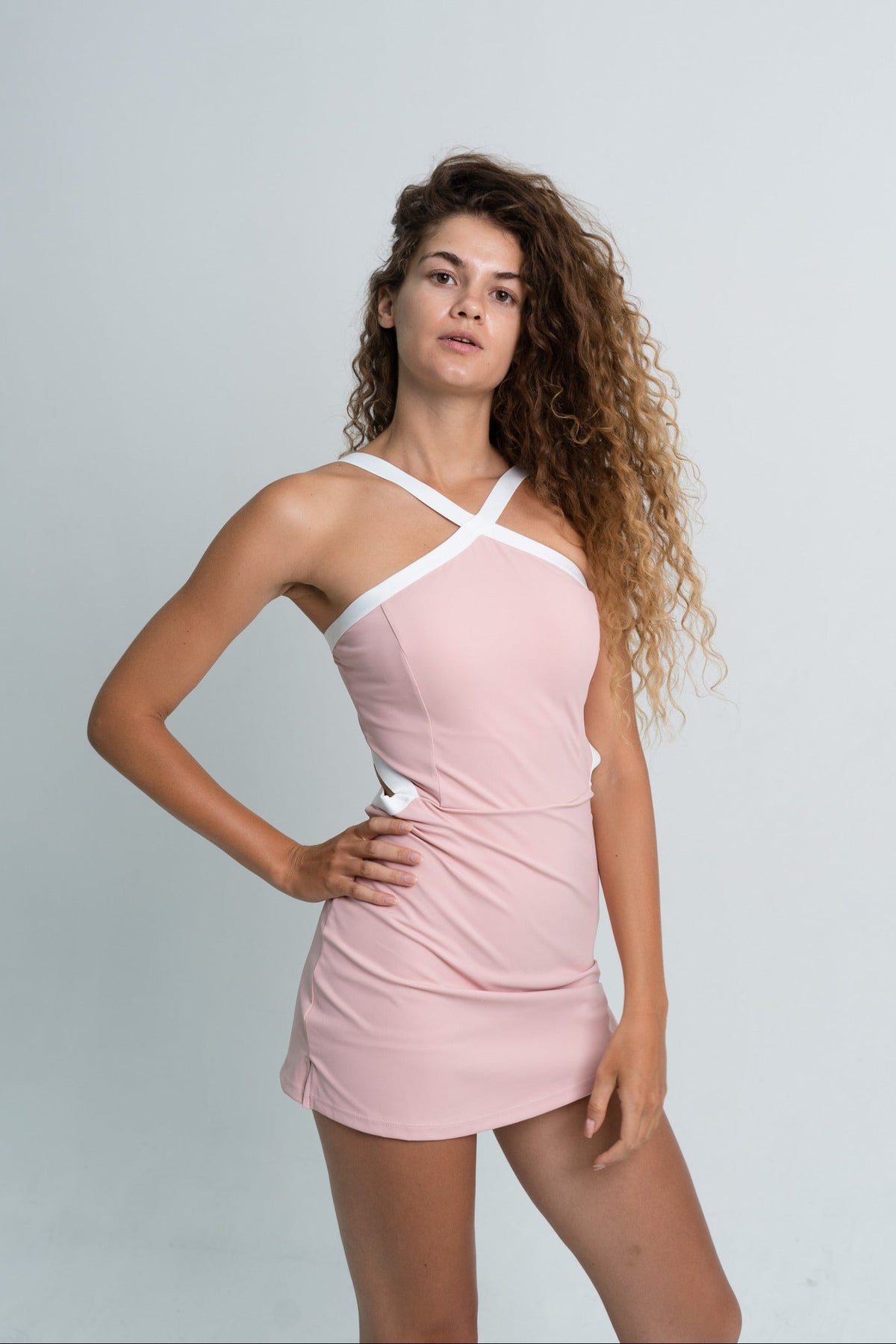 YR Two-Toned Tennis Dress Pink at Yoga Republik Canggu Bali