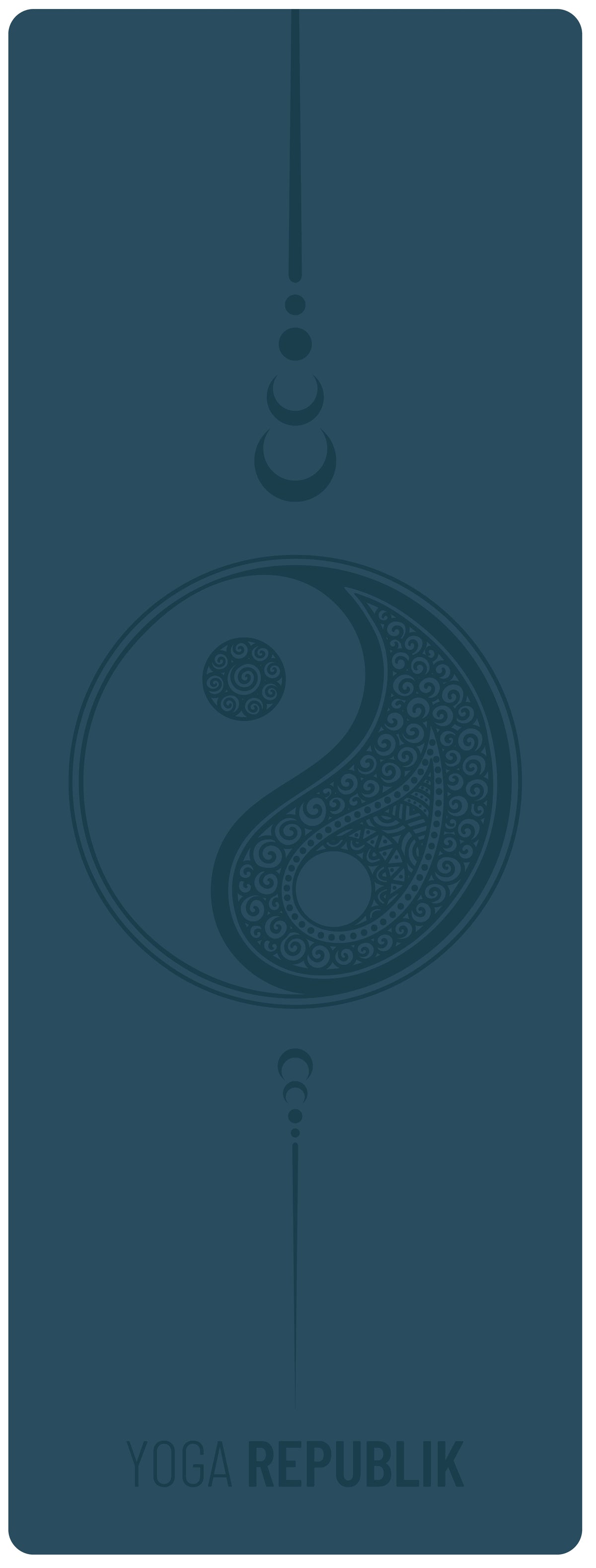 YR Mat 5mm PU Rubber - Yin Yang