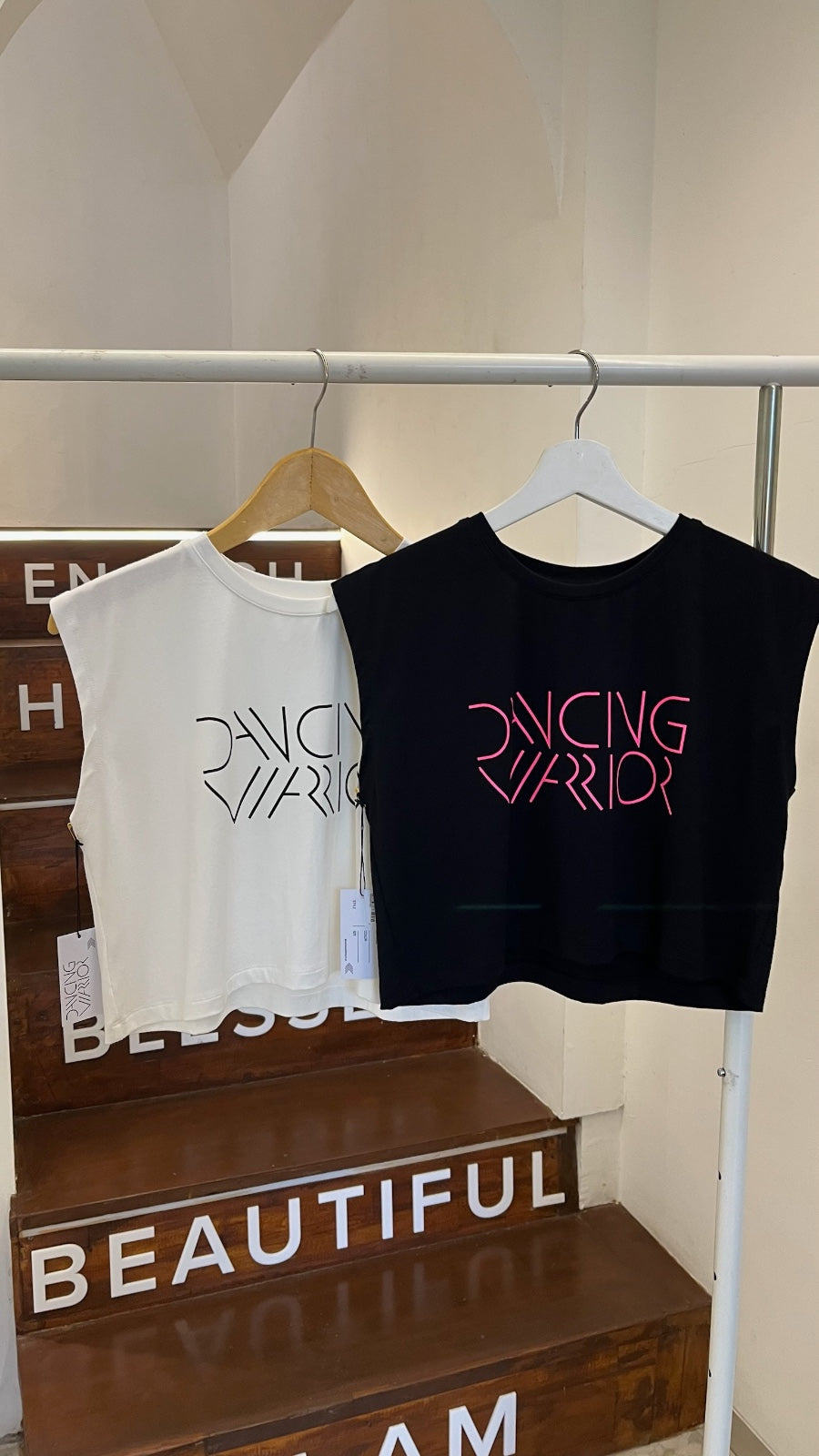Dancing Warrior Crop Top bamboo at Yoga Republik Canggu Bali