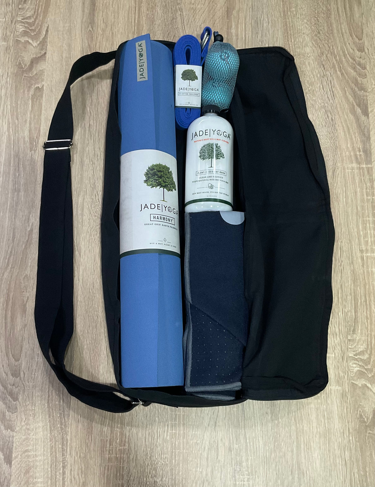 Jade Yoga Macaranga Mat Bag - Black