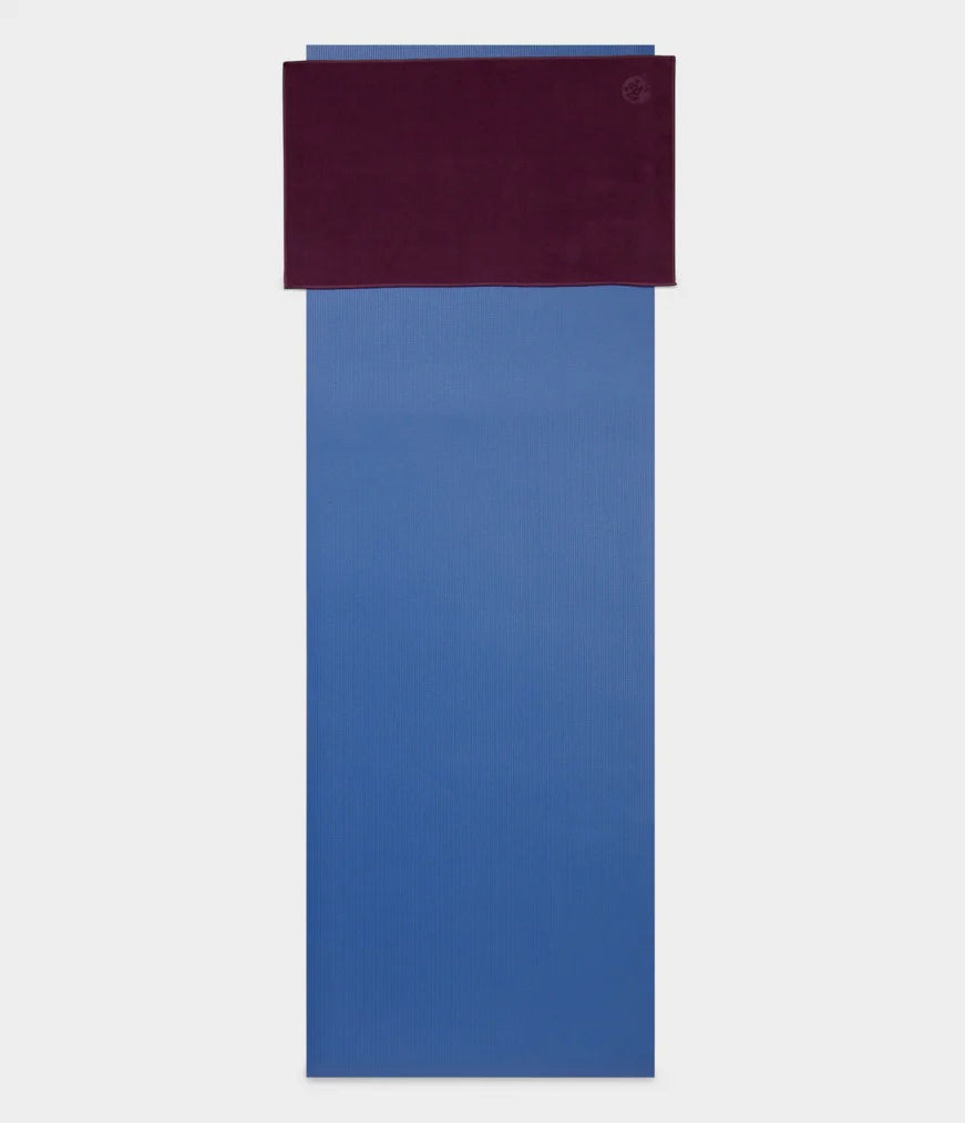 Manduka eQua hand yoga towel acai purple at Yoga Republik authorized reseller Canggu Bali