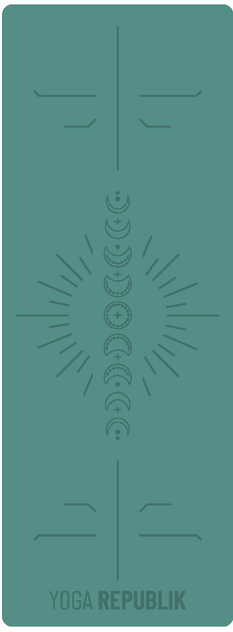 YR Mat 5mm PU Rubber - Moon Cycle