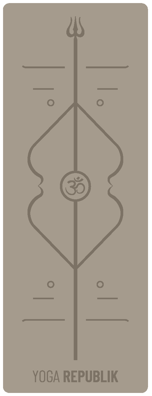 YR Travel Mat 1.5mm PU Rubber - Om Align