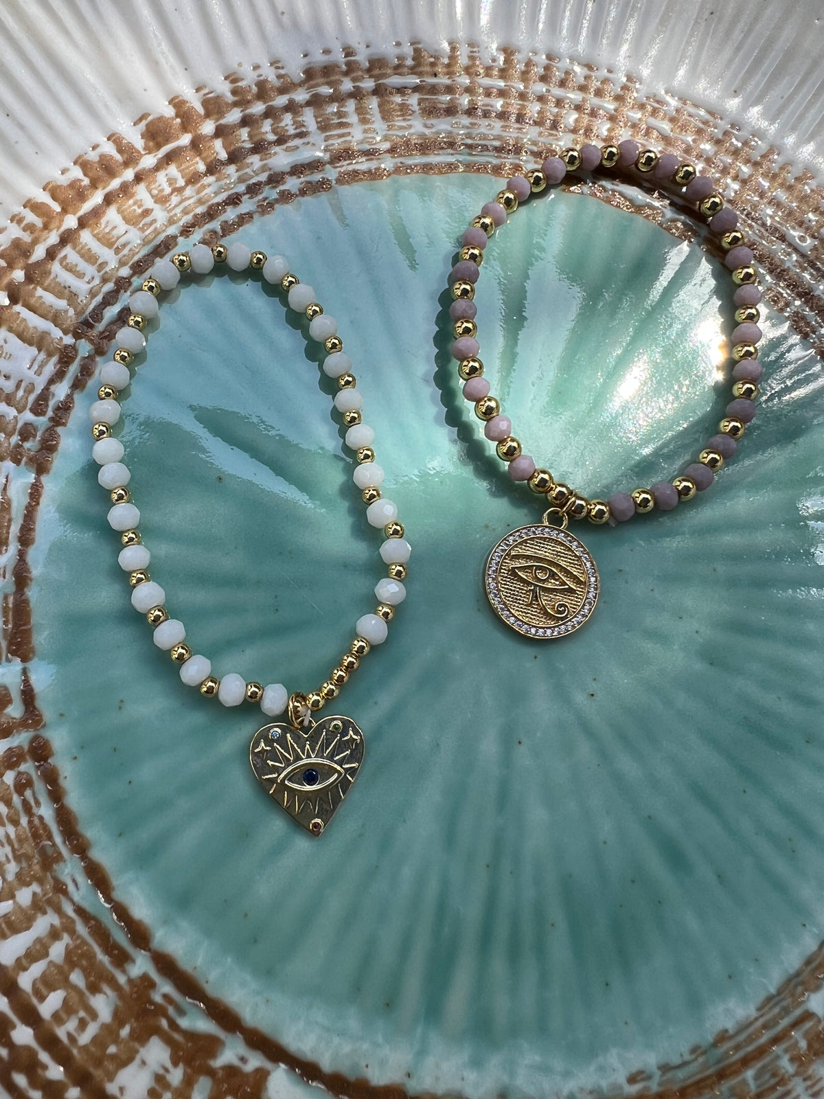 See No Evil beaded bracelets with charm spiritual jewelry at Yoga Republik Bali
