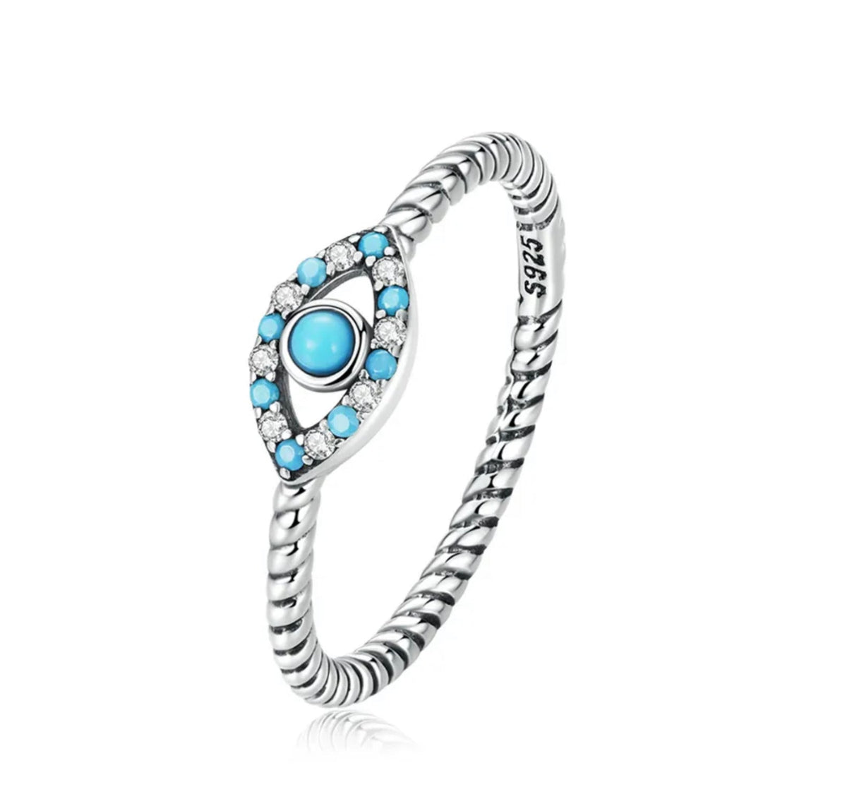 See No Evil Sterling Silver Ring size 7 by Yoga Republik