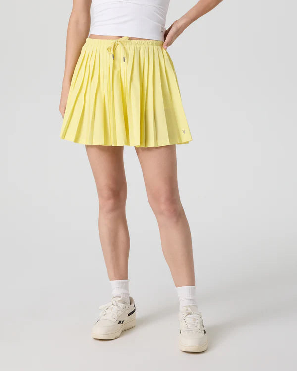 Vuori Clementine Pleated Skirt sunlight yellow at Yoga Republik Canggu Bali