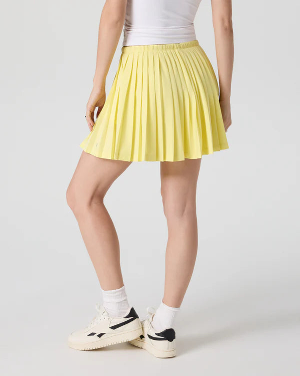 Vuori Clementine Pleated Skirt sunlight yellow at Yoga Republik Canggu Bali