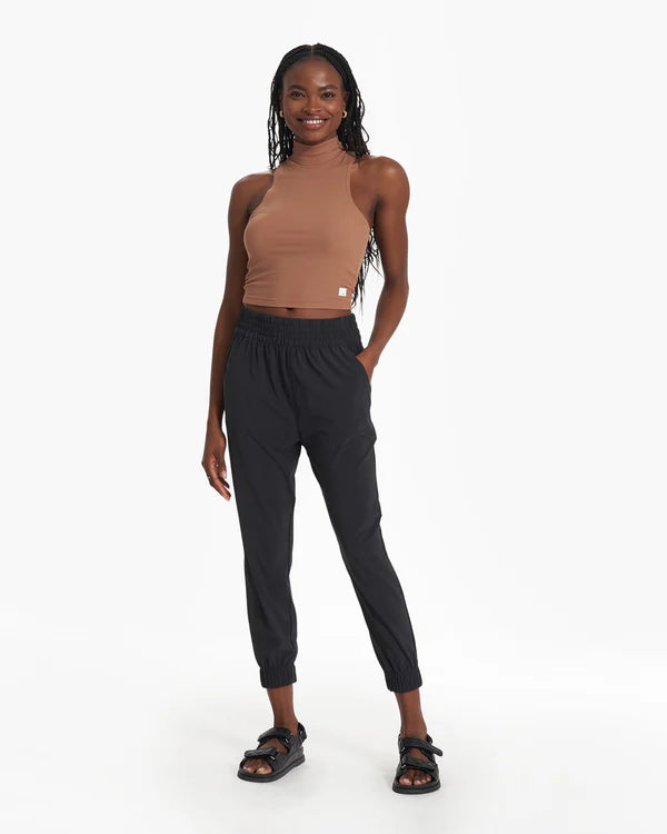 Vuori Cove Funnel Neck Tank cafe brown at Yoga Republik Canggu Bali