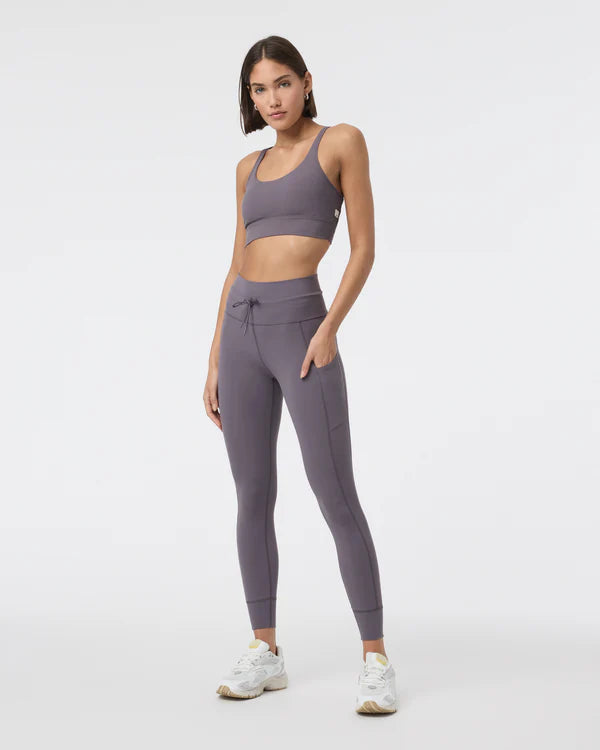Vuori SMALL Yosemite Longline Bra - Lunar Gray