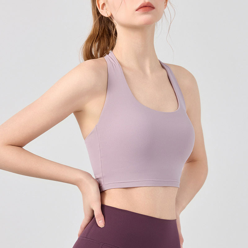 YR Amanda Bra Top light purple women's activewear at Yoga Republik Bali