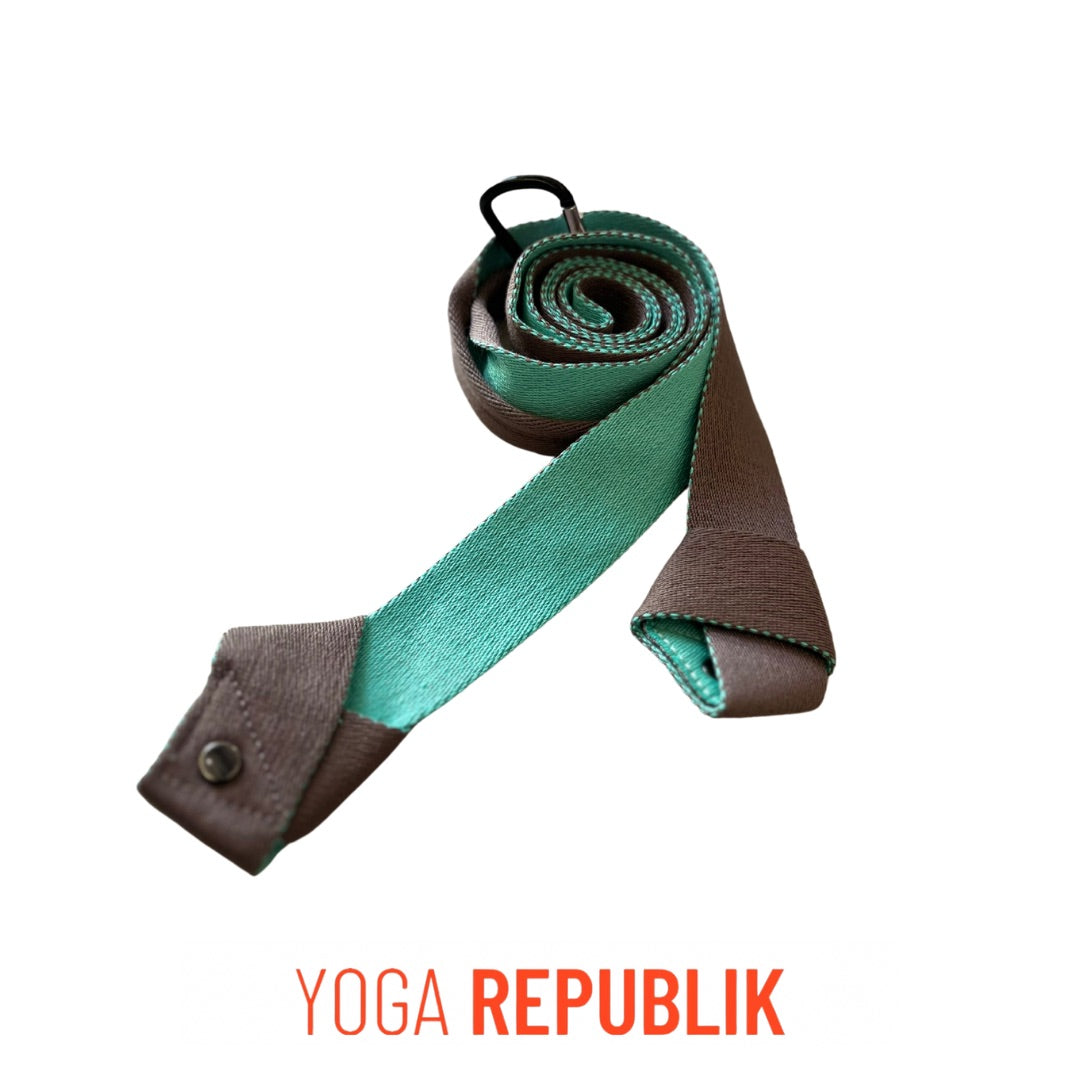 YR Mat Strap aqua yoga mat carrier at Yoga Republik Canggu Bali