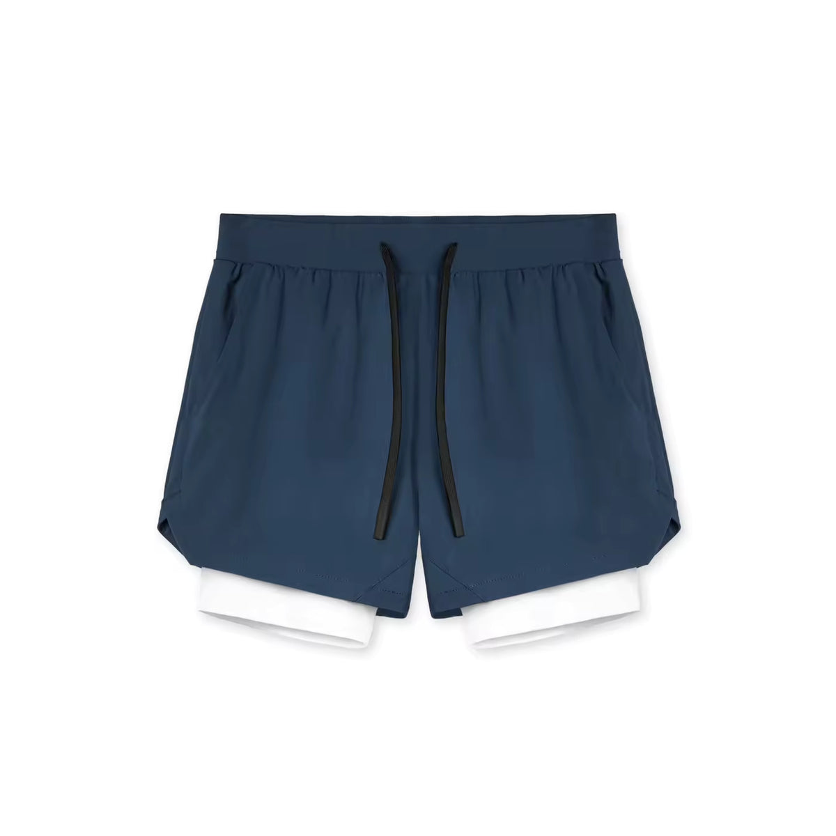 YR Men's Core Short Black 2-in-1 Sport Shorts at Yoga Republik Bali Indonesia
