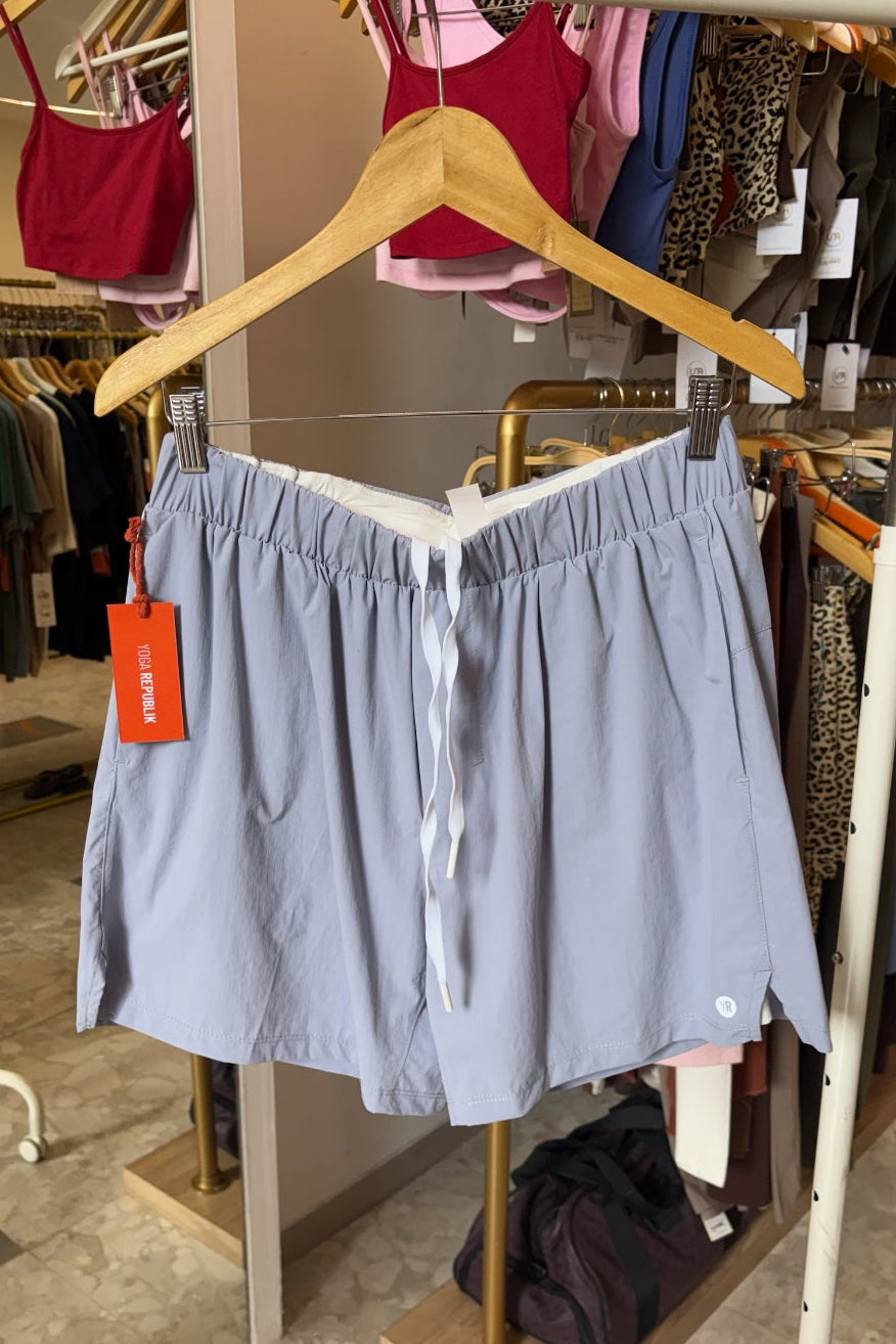 YR Men's Randy Short Blue Activewear gym shorts at Yoga Republik Bali Indonesia
