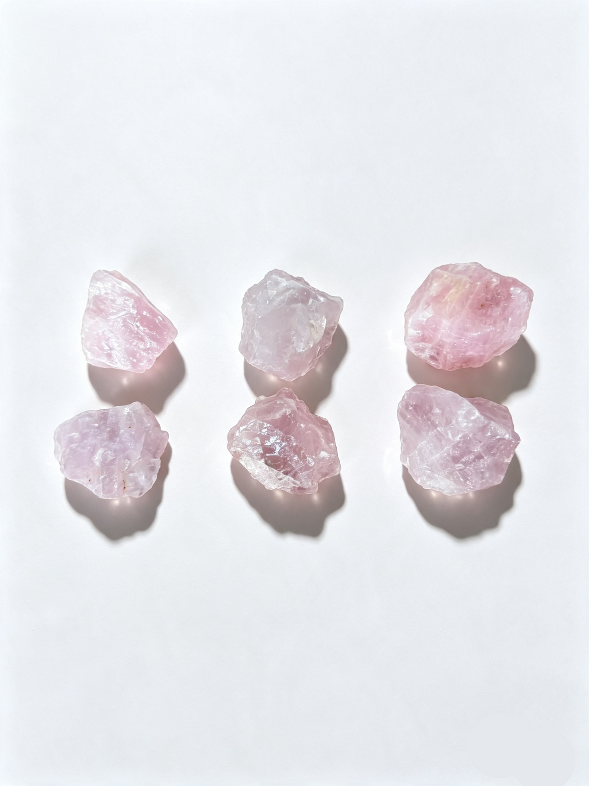YR Rose Quartz Stone Meditation crystal at Yoga Republik Bali Indonesia