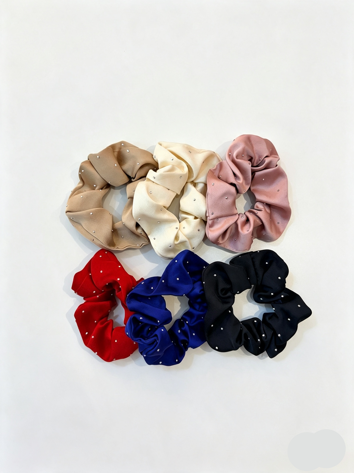 YR Satin Scrunchies Diamond