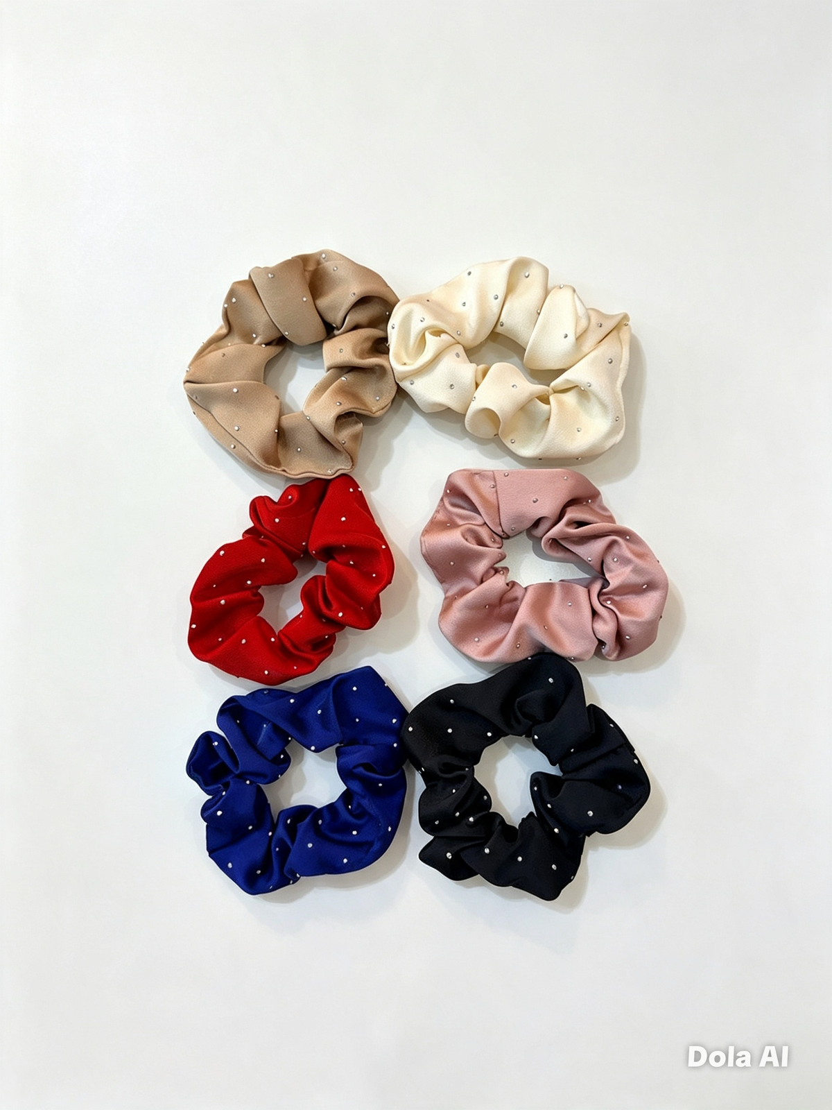 YR Satin Scrunchies Diamond