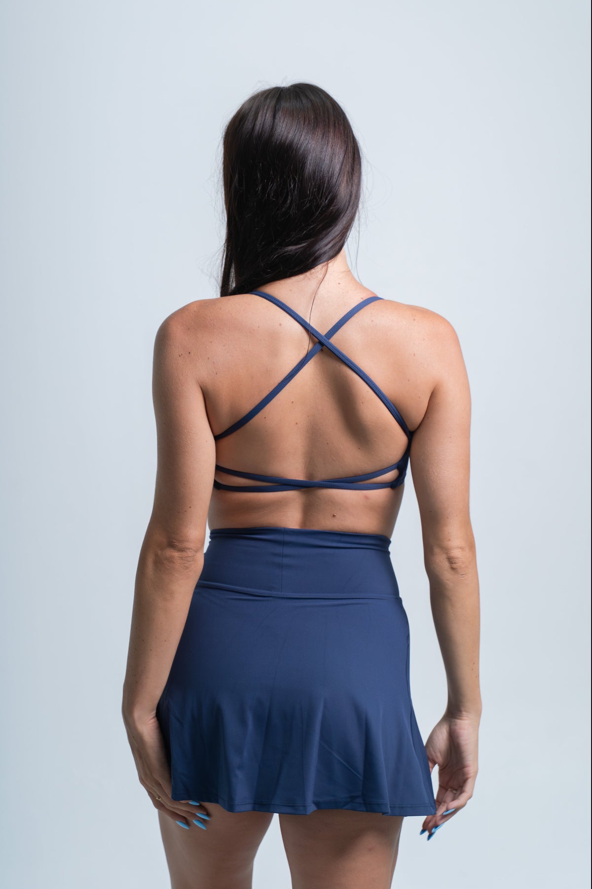 YR Sia Silvia Tennis Set blue at Yoga Republik Canggu Bali
