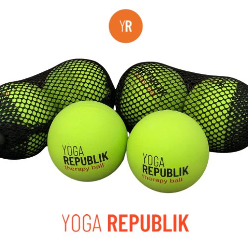 YR Therapy Balls Medium, 72mm Green, Muscle relaxation ball at Yoga Republik Bali Indonesia