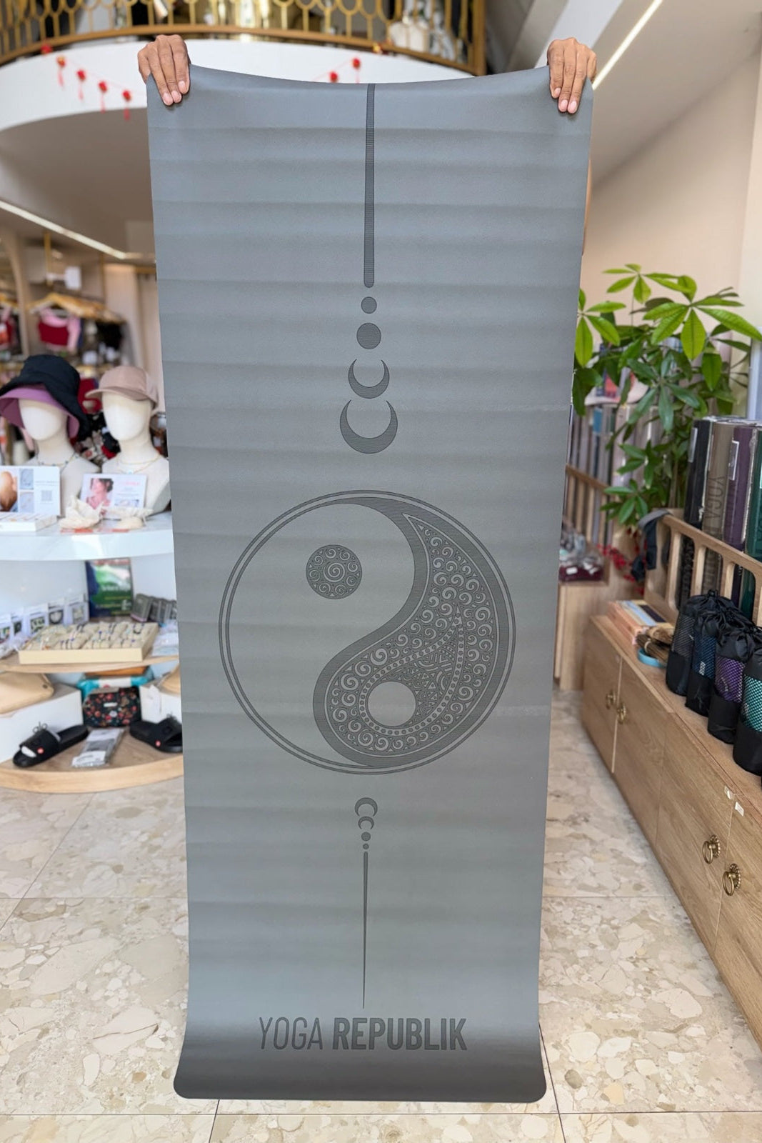 YR Mat 5mm PU Rubber - Yin Yang