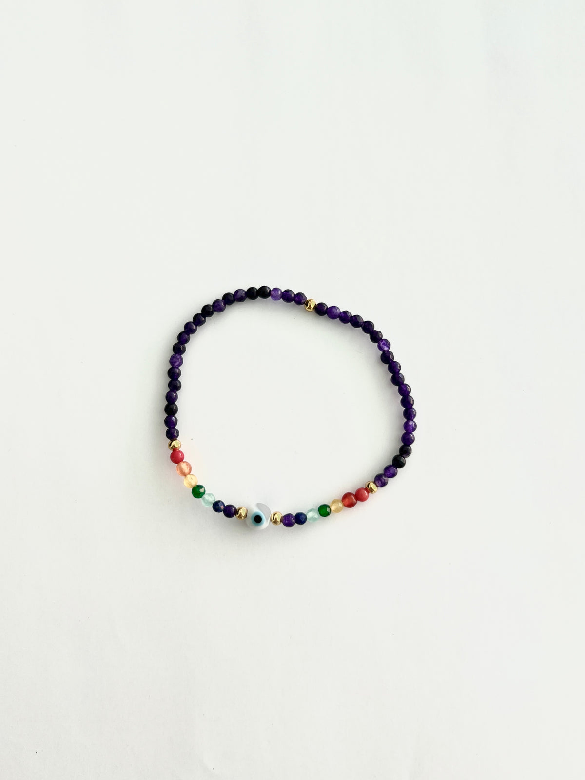See No Evil 7 Chakras gemstone bracelets spiritual jewelry at Yoga Republik Bali