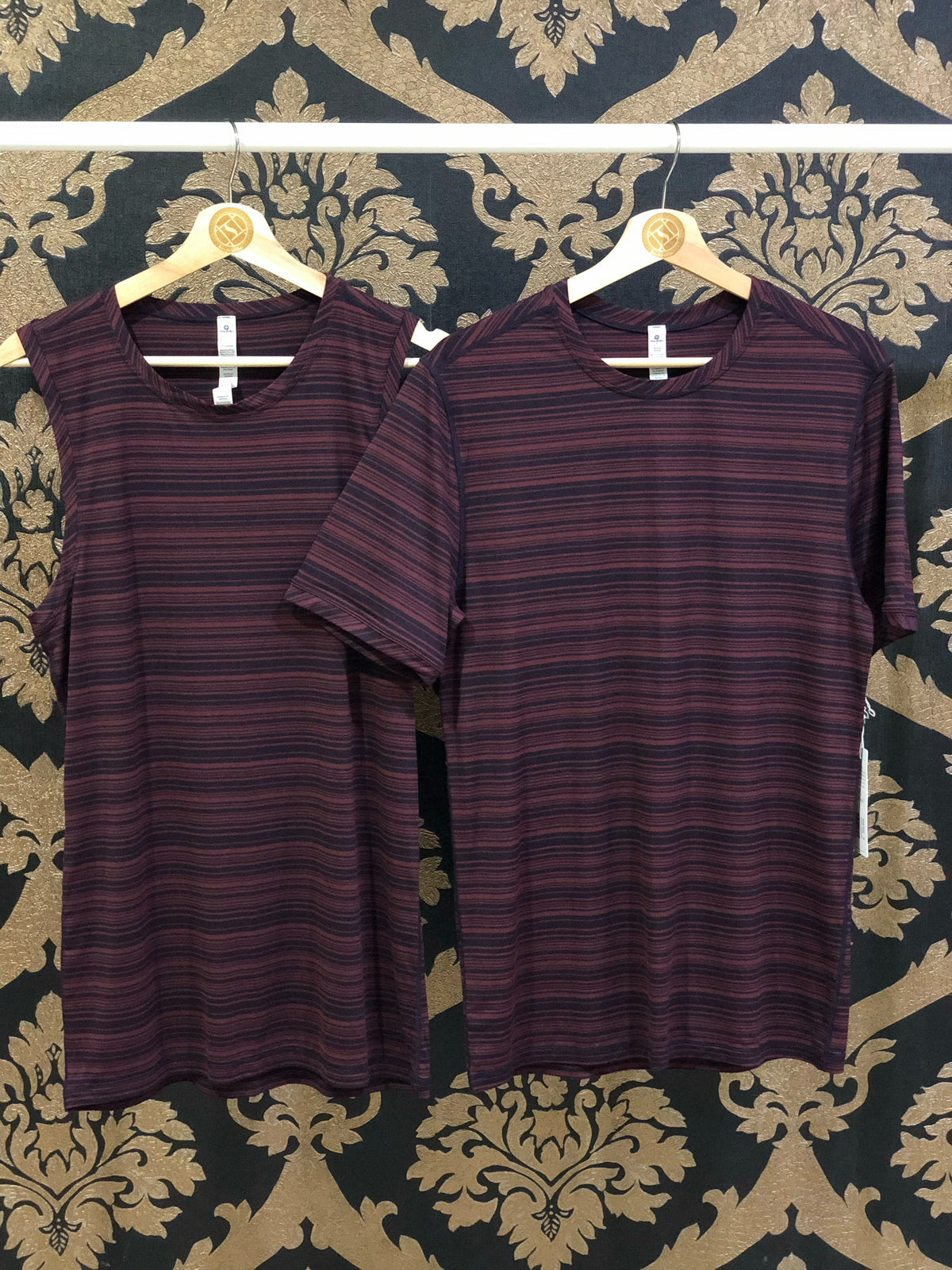 Manduka Men's Cross Train Tee - Port/Midnight