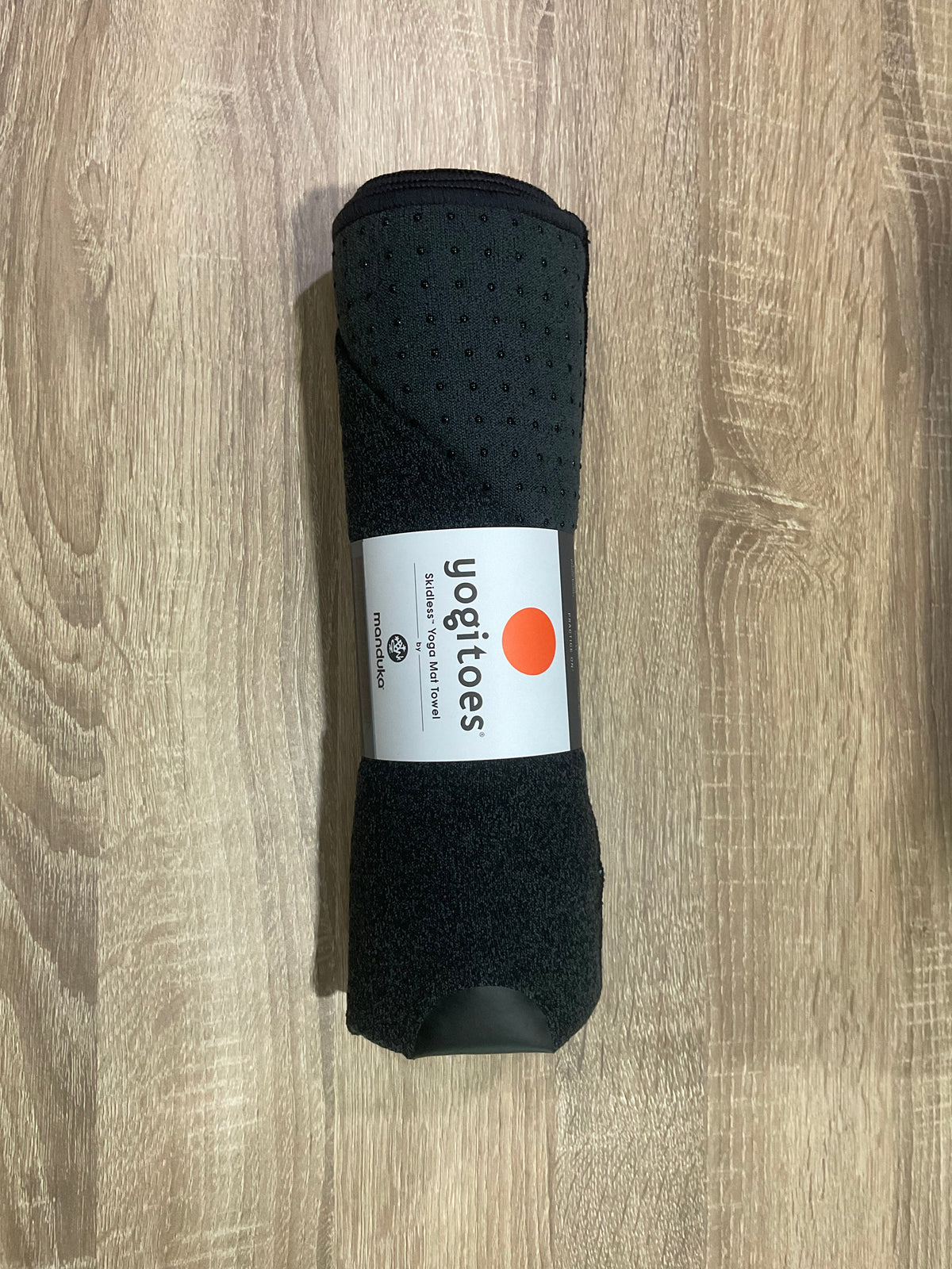 Manduka Yogitoeså¨ 71" Yoga Mat Towel - Onyx